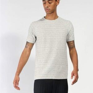 Wings + Horns Men’s M Terry Short Sleeve Tee Gray